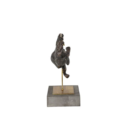 New 🤩 Studio 350 Black Polystone Modern Sculpture Monkey 13 X 15 X 6 - 15 X 6 X 13 ⭐ - Image 7