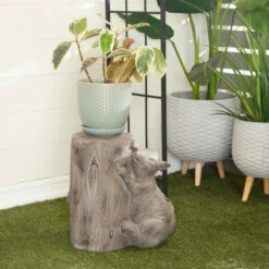 Buy 🧨 Studio 350 Grey MGO Modern Farmhouse Garden Sculpture 16 X 16 X 9 - 16 X 9 X 16 🔔