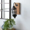 Deals 👏 Studio 350 Black Metal Industrial Wall Sconce 15 X 6 X 11 - 6 X 11 X 15 😉
