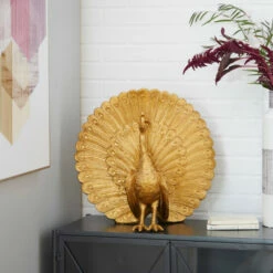 Cheapest 👏 Studio 350 Polystone Glam Sculpture Animals Gold 💯