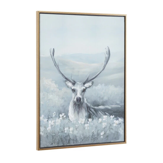 Budget ⭐ Studio 350 Grey Polystone Modern Farmhouse Framed Wall Art 🎁 - Image 3