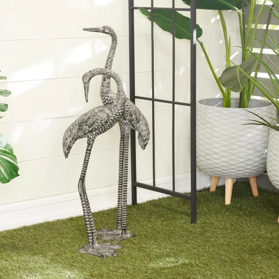 Top 10 ✔️ Studio 350 Dark Grey Aluminum Traditional Garden Sculpture (Set Of 2) - 7 X 8 X 31 🌟 - Image 8