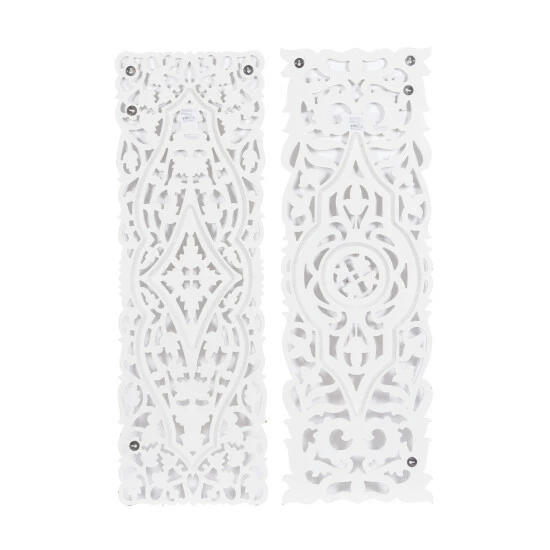 Promo 🌟 Studio 350 White Wood Farmhouse Wall Decor Abstract (Set Of 2) ✨ - Image 6
