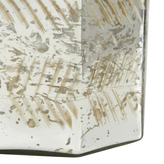 Promo 🔥 Studio 350 Silver Glass Vintage Decorative Jar (Set Of 3) - 5 X 5 X 8 😉 - Image 4