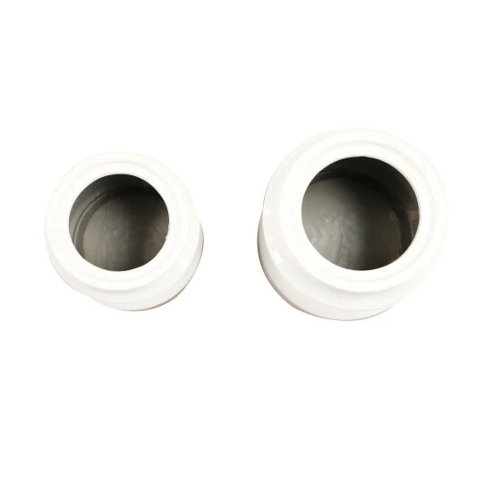 Top 10 👏 Studio 350 White Ceramic Vintage Decorative Jar (Set Of 2) - 7 X 7 X 10 🎁 - Image 3