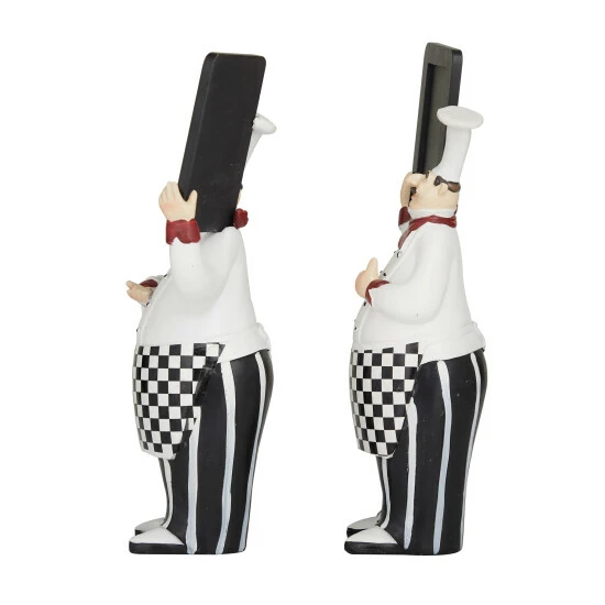 Discount ❤️ Studio 350 White Polystone Traditional Decorative Sign (Set Of 2) - S/2 12", 13"H ⌛ - Image 3