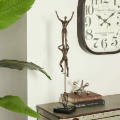 Wholesale 💯 Studio 350 Brass Polystone Contemporary Sculpture - 5"L X 5"W X 25"H 🔥