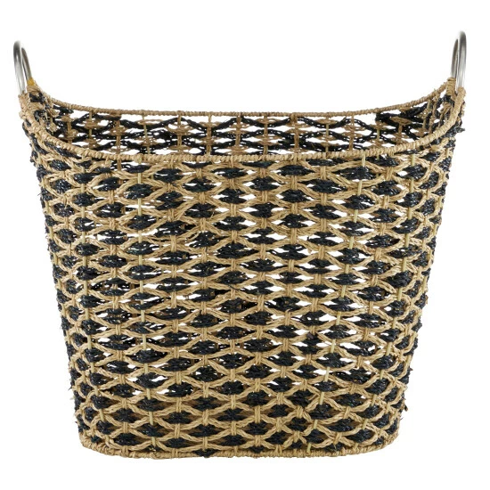 Wholesale ๐ Studio 350 Brown Seagrass Bohemian Storage Basket 18 X 21 X 18 - 21 X 18 X 18 ๐ - Image 4
