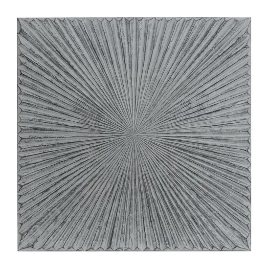 New π Studio 350 Grey MDF Contemporary Wall Decor Abstract 36 X 36 X 2 π