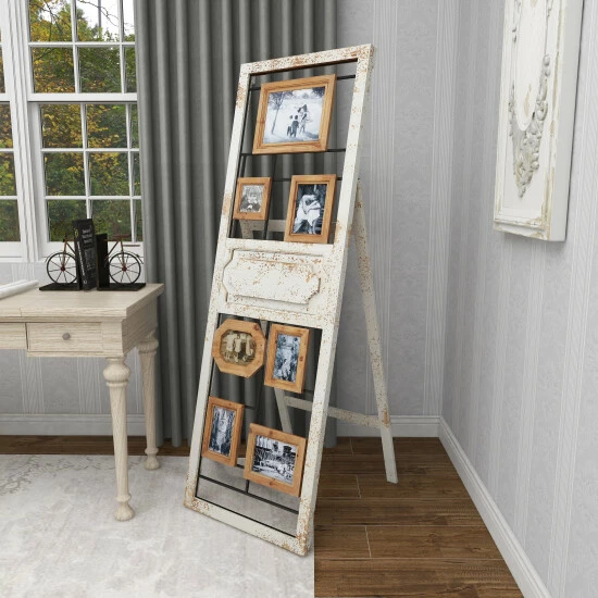 Best reviews of 😍 Studio 350 Brown/White Fir Vintage 63-inch Standing Photo Frame ❤️ - Image 7