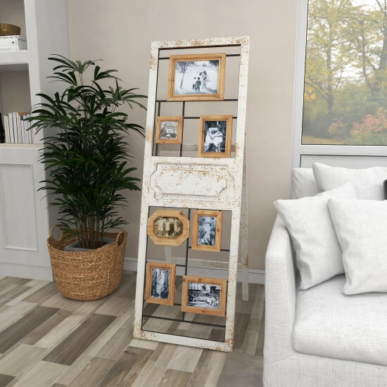 Best reviews of 😍 Studio 350 Brown/White Fir Vintage 63-inch Standing Photo Frame ❤️ - Image 8