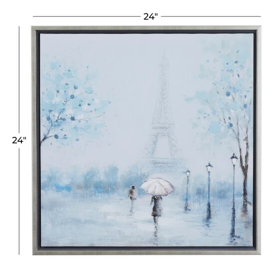Coupon โค๏ธ Studio 350 Blue Polystone Transitional Framed Wall Art ๐ - Image 6