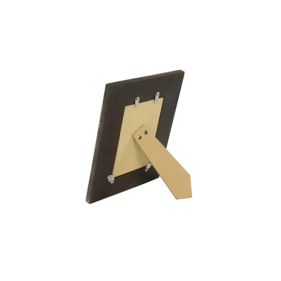 Best Pirce ๐งจ Studio 350 Black Natural & Brown Resin And Bone Rectangular Picture Frame W/ Triangle Pattern 7.5 X 9.5 ๐ฅ - Image 6