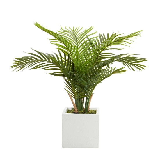 Hot Sale ๐ Studio 350 White Fiberglass Contemporary Artificial Foliage - 28"L X 40"W X 33"H ๐ - Image 2