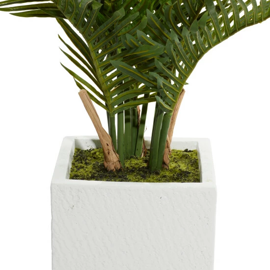 Hot Sale ๐ Studio 350 White Fiberglass Contemporary Artificial Foliage - 28"L X 40"W X 33"H ๐ - Image 5