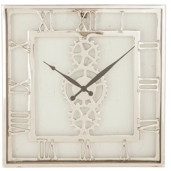 Best reviews of 🔔 Studio 350 Silver Aluminum Natural Wall Clock 20 X 20 X 2 🌟 - Image 2