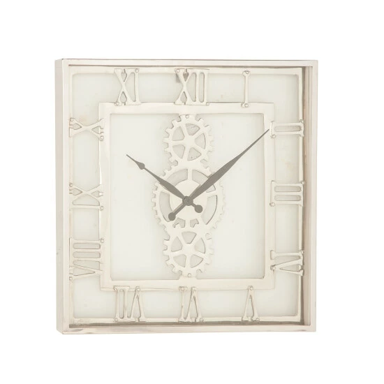 Best reviews of 🔔 Studio 350 Silver Aluminum Natural Wall Clock 20 X 20 X 2 🌟 - Image 3