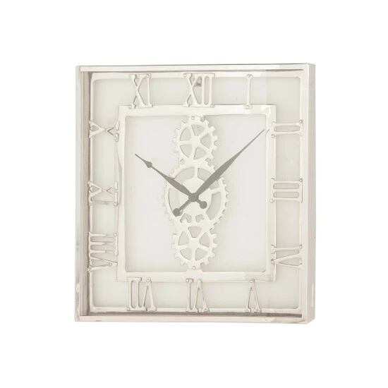 Best reviews of 🔔 Studio 350 Silver Aluminum Natural Wall Clock 20 X 20 X 2 🌟 - Image 4