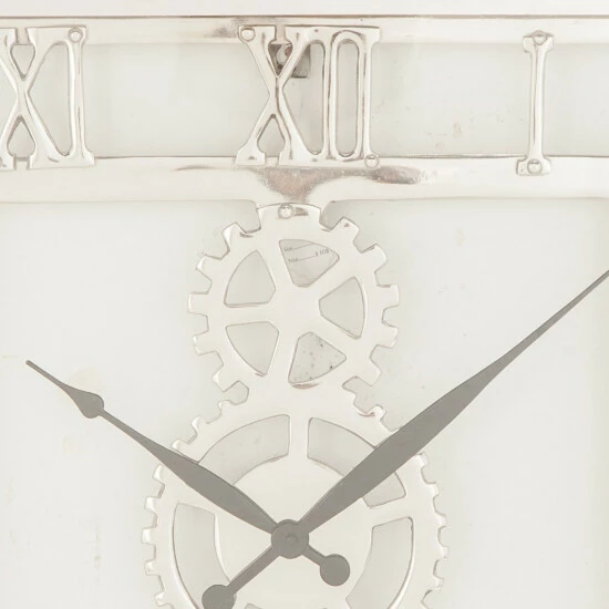 Best reviews of 🔔 Studio 350 Silver Aluminum Natural Wall Clock 20 X 20 X 2 🌟 - Image 5