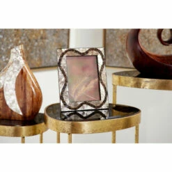 Top 10 ✨ Studio 350 Inlaid Vervain & Gold Capiz Shell Large Picture Frame 7 X 9 🤩