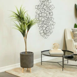 Buy ❤️ Studio 350 Green Vinyl Contemporary Artificial Tree - 31 X 31 X 55 👏