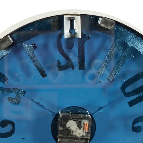 Brand new ✨ Studio 350 Blue Aluminum Contemporary Wall Clock 16 X 16 X 2 - 16 X 2 X 16 👏 - Image 6