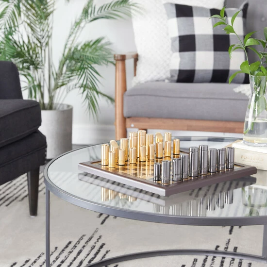 Cheap 🎁 Studio 350 Gold Aluminum Glam Game Set - 14"W, 4"H 🥰