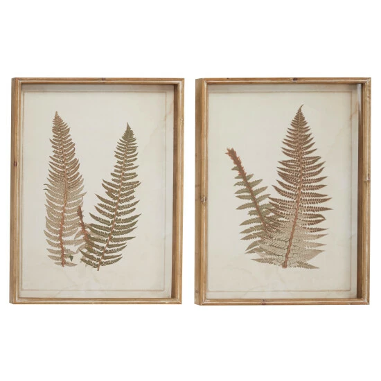 Cheapest 🥰 Studio 350 Brown Wood Vintage Framed Wall Art (Set Of 2) - 19 X 2 X 26 😀 - Image 2
