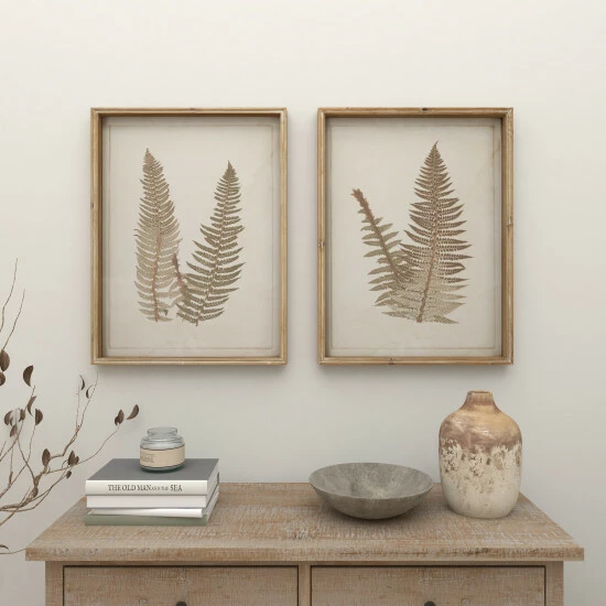 Cheapest 🥰 Studio 350 Brown Wood Vintage Framed Wall Art (Set Of 2) - 19 X 2 X 26 😀 - Image 7