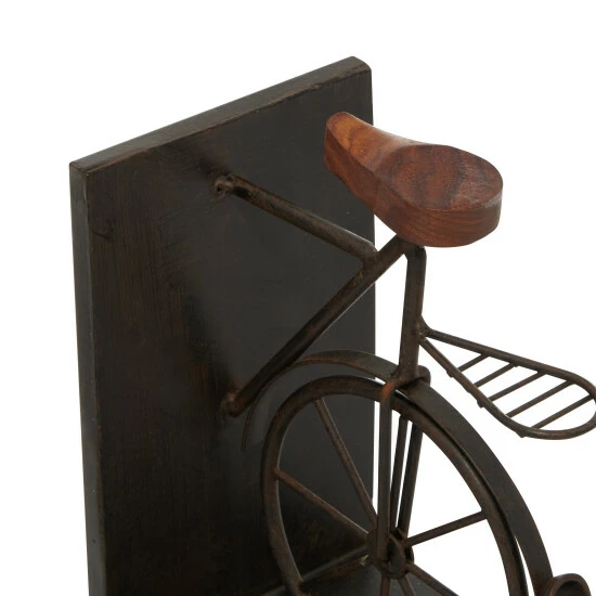 Discount 😉 Studio 350 Metal Bicycle Bookend Pair 7"W, 9"H Black ⌛ - Image 4