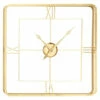 Outlet 👍 Studio 350 Gold Iron Glam Wall Clock No Theme 36 X 36 X 3 - 36 X 3 X 36 🔔