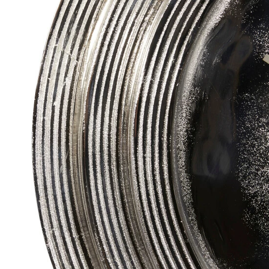 Buy ๐ Studio 350 Aluminum Glam Wall Clock No Theme 24 X 24 X 2 - 24 X 2 X 24Round Silver ๐คฉ - Image 3