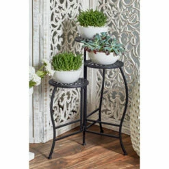 Wholesale 🎁 Studio 350 Iron Traditional Plantstand 24 X 20 X 15 - 20 X 15 X 24 White ✨