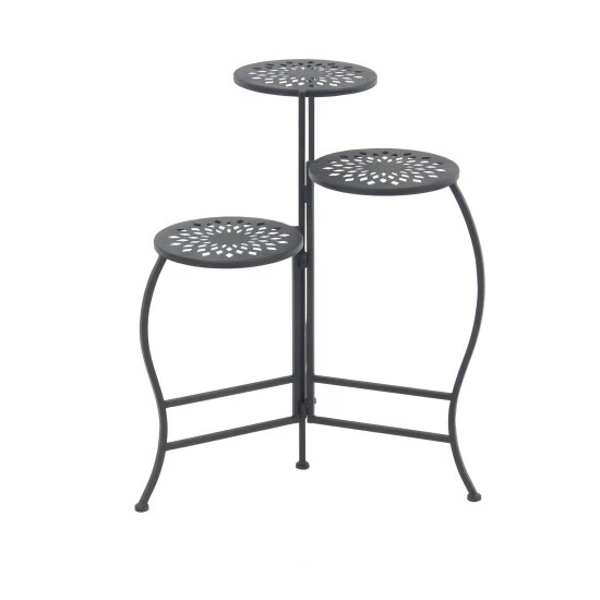 Wholesale ๐ Studio 350 Iron Traditional Plantstand 24 X 20 X 15 - 20 X 15 X 24 White โจ - Image 2