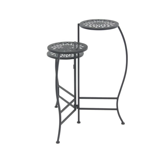 Wholesale ๐ Studio 350 Iron Traditional Plantstand 24 X 20 X 15 - 20 X 15 X 24 White โจ - Image 4