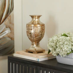 Buy 😀 Studio 350 Gold Polystone Traditional Vase ❤️