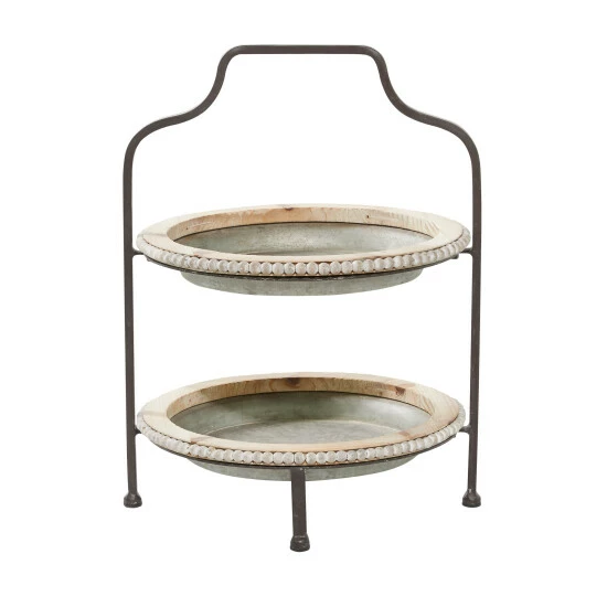 Cheap 🔥 Studio 350 Grey Iron Farmhouse Tiered Server 20 X 16 X 15 - 16 X 15 X 20 🛒 - Image 4