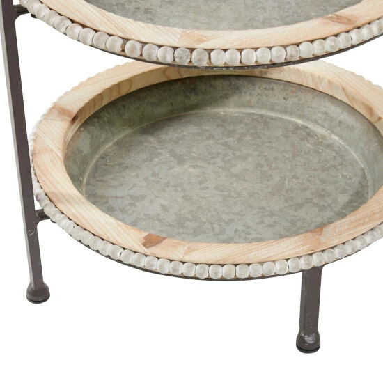 Cheap 🔥 Studio 350 Grey Iron Farmhouse Tiered Server 20 X 16 X 15 - 16 X 15 X 20 🛒 - Image 5