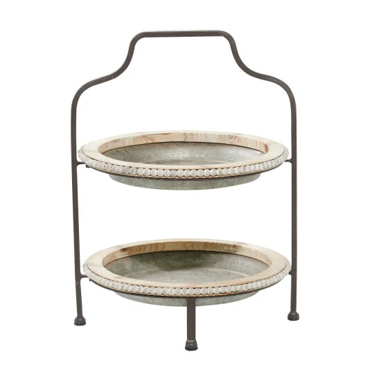 Cheap 🔥 Studio 350 Grey Iron Farmhouse Tiered Server 20 X 16 X 15 - 16 X 15 X 20 🛒 - Image 8