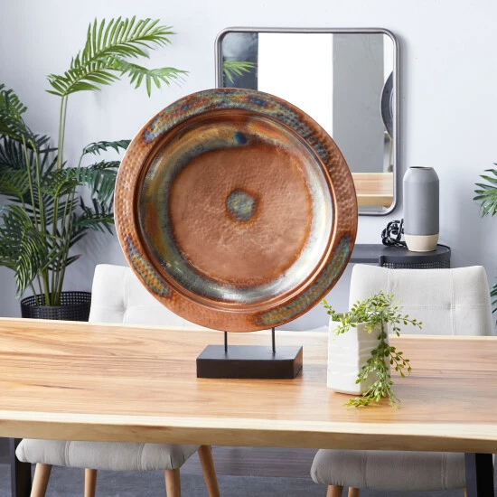 Best reviews of ๐ Studio 350 Copper Iron Contemporary Sculpture Abstract 30 X 25 X 6 - 25 X 6 X 30 ๐ฅ