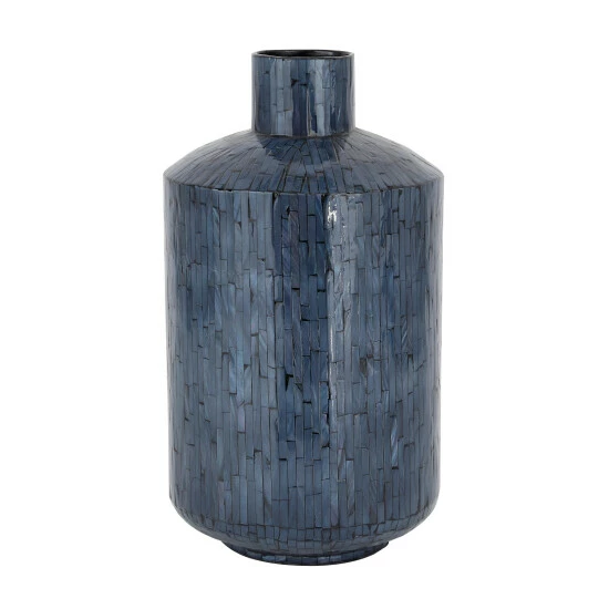 Cheapest 🛒 Studio 350 Blue Shell Contemporary Vase 🔥 - Image 3