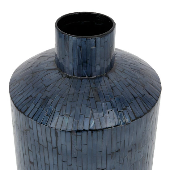 Cheapest 🛒 Studio 350 Blue Shell Contemporary Vase 🔥 - Image 4