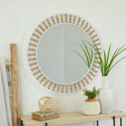 Best Sale 😀 Studio 350 Metal Bohemian Wall Mirror - 31 X 2 X 31 Black/brown 👏