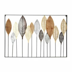 Best Pirce ❤️ Studio 350 Multi Metal Modern Wall Decor Floral And Botanical 32 X 47 X 1 🥰