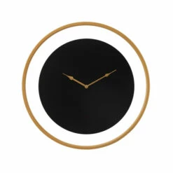 Wholesale 🎁 Studio 350 Black Metal Modern Wall Clock - 24 X 2 X 24 👍