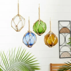 Budget ❤️ Studio 350 Multi Glass Coastal Sculpture (Set Of 4) - 9 X 9 X 17 🛒