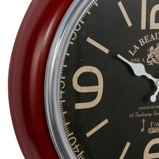 Cheap 🔥 Studio 350 Red Iron Vintage Wall Clock No Theme 17 X 17 X 3 - 17 X 3 X 17Round ⭐ - Image 4