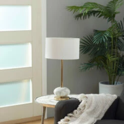 Best reviews of 🎁 Studio 350 Gold Ceramic Glam Buffet Lamp 22 X 12 X 12 - 12 X 22 🔔