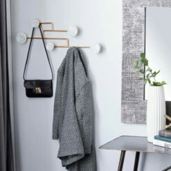 Brand new 🔔 Studio 350 Gold MDF Glam Wall Hook 7 X 24 X 2 🛒