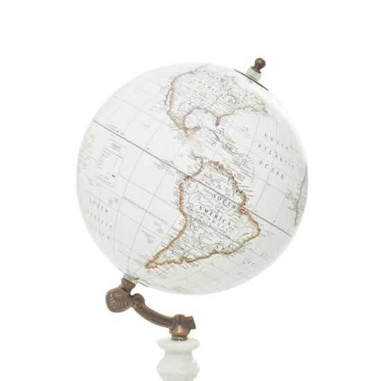Best deal โ Studio 350 Metal PVC Wood Marble Globe 8"W, 15"H ๐ - Image 4